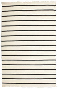  Dorri Stripe - White/Μαύρα Χαλι 200X300 Σύγχρονα Χειροποίητη Ύφανση Μπεζ/Σκούρο Γκρι (Μαλλί, Ινδικά)