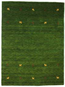  Γκάμπεθ Loom Two Lines - Λαδί Χαλι 140X200 Σύγχρονα Σκούρο Πράσινο (Μαλλί, Ινδικά)