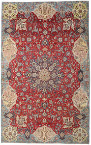  Najafabad Πατίνα Χαλι 315X505 Ανατολής Χειροποιητο Σκούρο Κόκκινο/Σκούρο Γκρι Μεγαλα (Μαλλί, Περσικά/Ιρανικά)