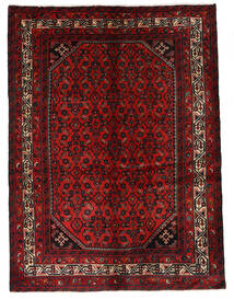  Hosseinabad Χαλι 141X193 Ανατολής Χειροποιητο Σκούρο Καφέ/Σκούρο Κόκκινο/Στο Χρώμα Της Σκουριάς (Μαλλί, Περσικά/Ιρανικά)
