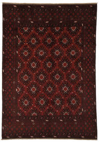  Afghan Fine Χαλι 198X284 Ανατολής Χειροποιητο Μαύρα/Σκούρο Κόκκινο (Μαλλί, )