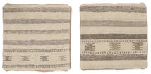  Patchwork Pillowcase - Iran Χαλι 50X50 Ανατολής Χειροποιητο Τετράγωνο Μπεζ/Καφέ (Μαλλί, )