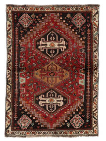 Χαλι Περσικό Shiraz 105X150 Μαύρα/Σκούρο Κόκκινο (Μαλλί, Περσικά/Ιρανικά)
